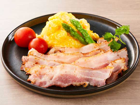 ベーコン(スライス)_盛り付け