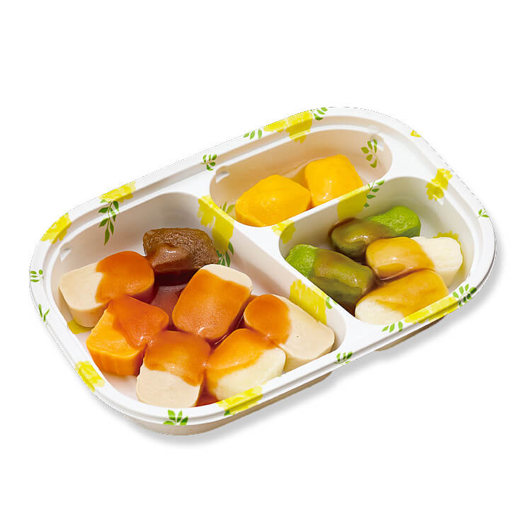 やさしいおかずセット昼・夜のムース食 酢豚_pkg