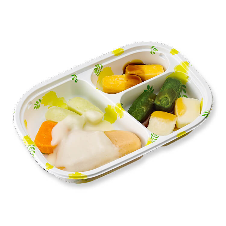 やさしいおかずセット昼・夜のムース食 鮭のクリーム煮_pkg