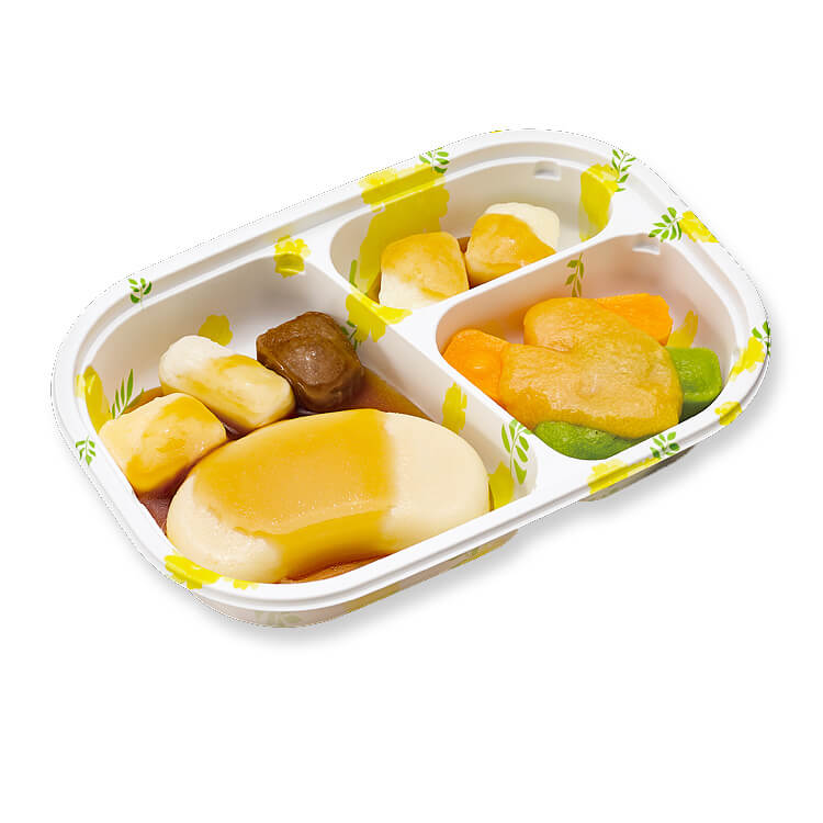 やさしいおかずセット昼・夜のムース食 鶏の照焼き_pkg