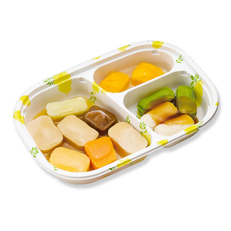 やさしいおかずセット昼・夜のムース食 八宝菜_pkg