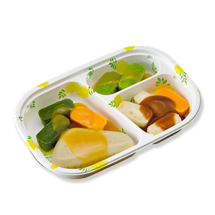 やさしいおかずセット昼・夜のムース食 さわらの柚子味噌焼き