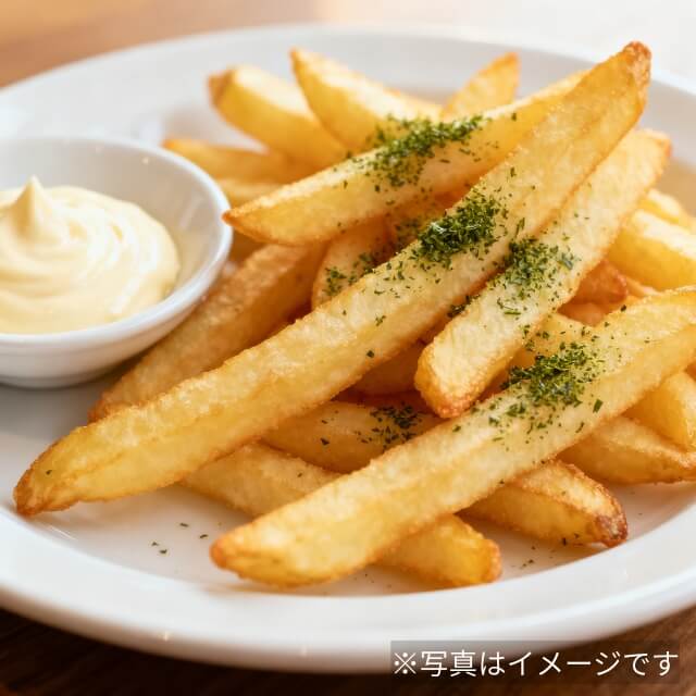 北海道産フレンチフライポテトストレートカット_調理例