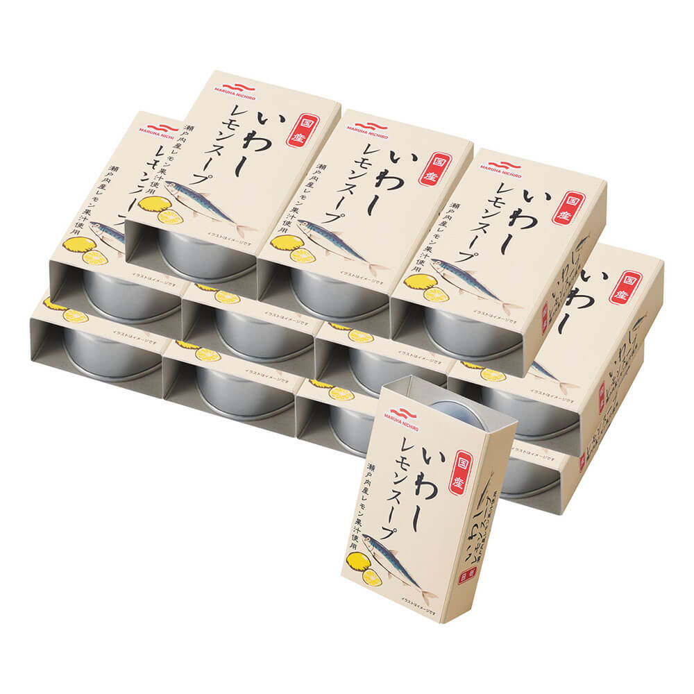 いわしレモンスープ缶詰×12缶_pkg