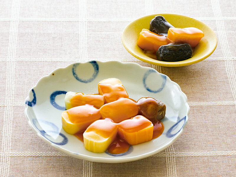 やさしいおかずセット朝のムース食　たまごの甘酢あん