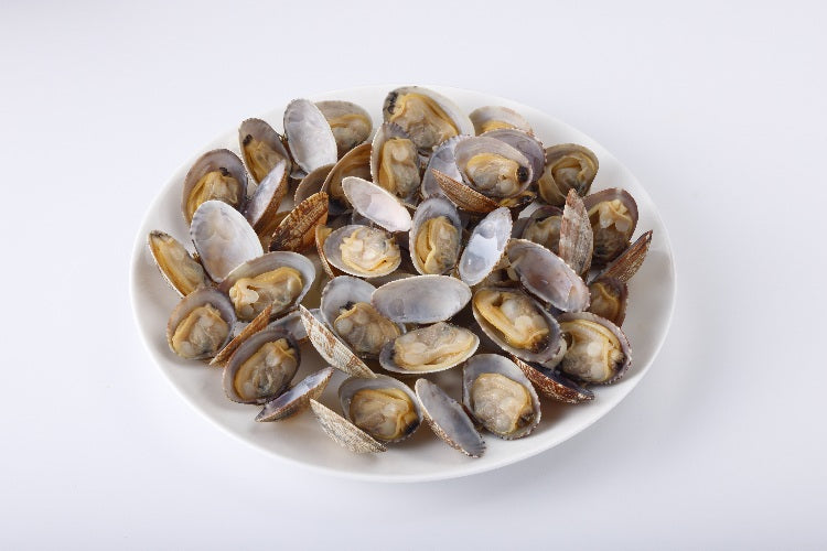 殻付あさり_皿盛り