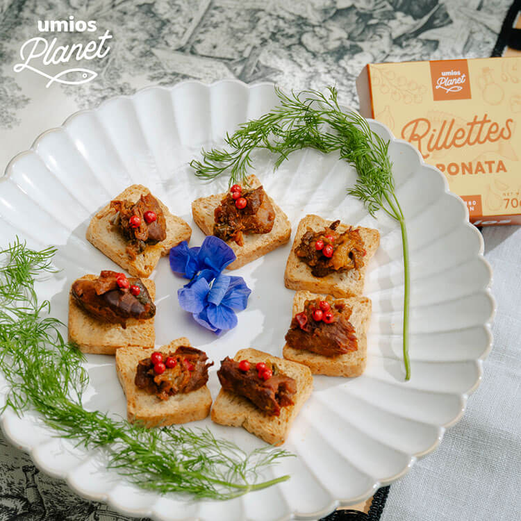 くろだいのリエット　カポナータ