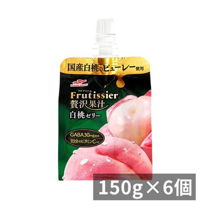 フルティシエ贅沢果汁白桃×6個