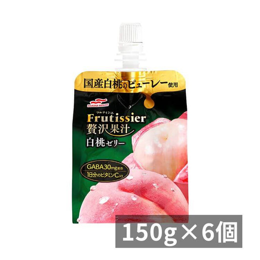 フルティシエ贅沢果汁白桃×6個