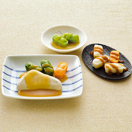 やさしいおかずセット昼・夜のムース食　さわらの柚子味噌焼き