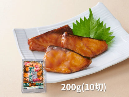 便利な骨なし国産ぶり照焼20_皿盛り