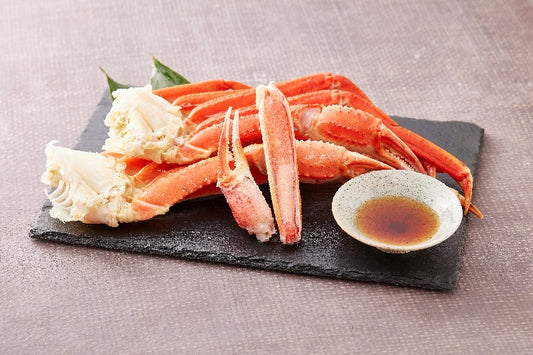 ボイルずわいがに化粧箱_盛り付け