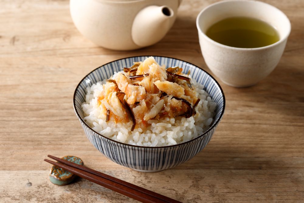 かに塩昆布漬け 調理例