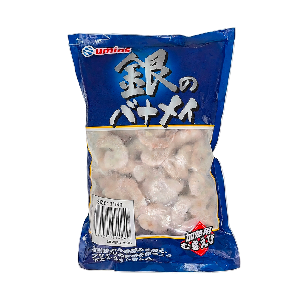 銀のバナメイむきえび