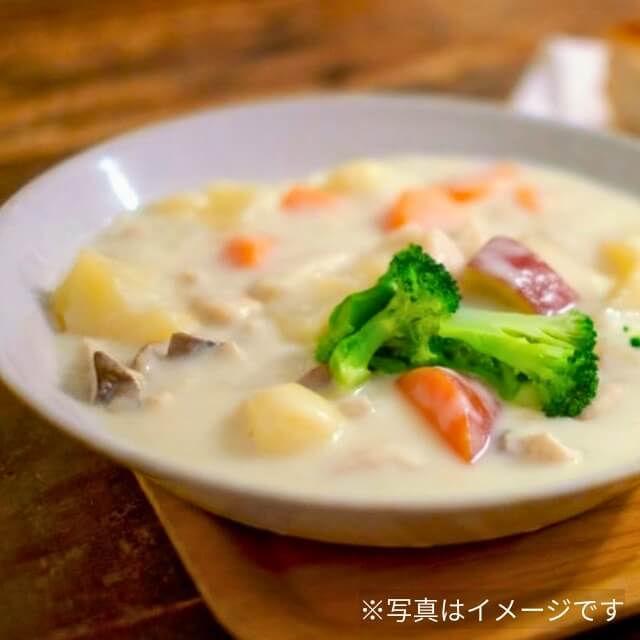 クリームシチュー調理例